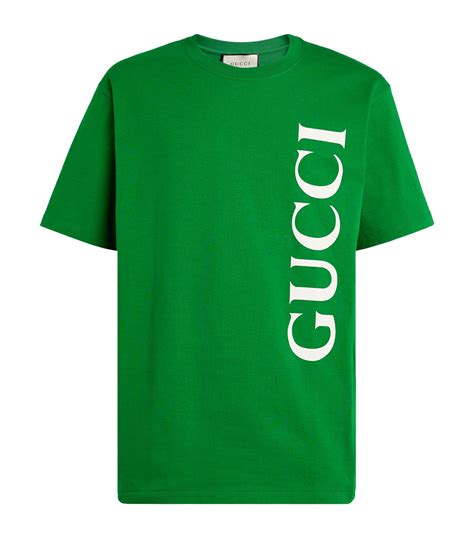 green gucci tshirt|gucci t shirt striped.